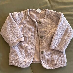 H&M Baby Quilted Jacket in Light Brown 12M